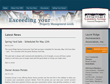 Tablet Screenshot of laurelridge.hoa.coventrygrp.com